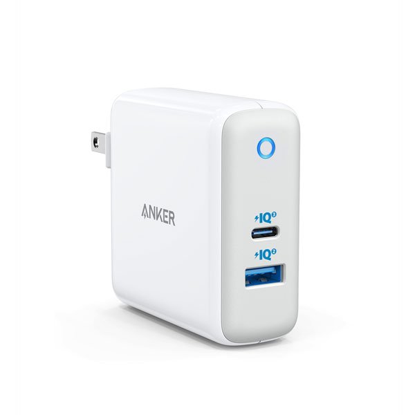 Anker PowerPort Atom III 2 Port 60W PIQ 3.0 and GaN Tech USB C Charge