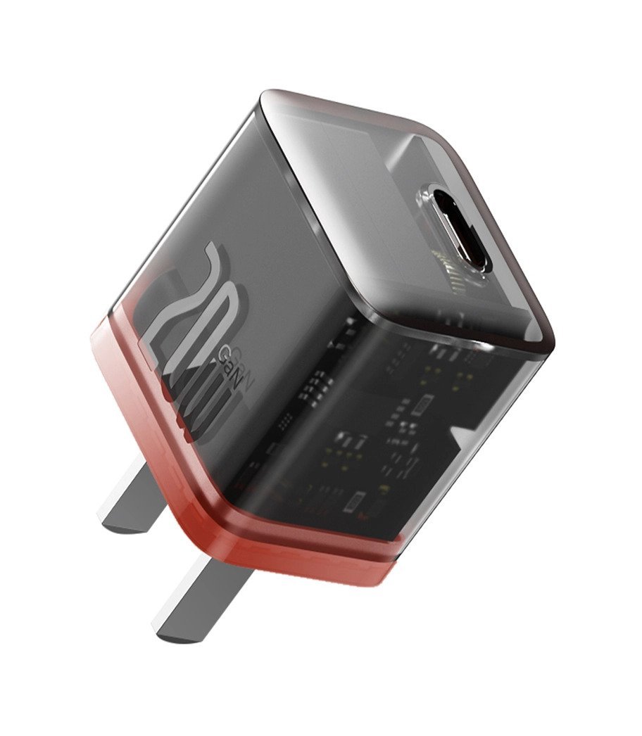 BASEUS GaN5 Transfarent Fast Charger Adapter 1C 20W