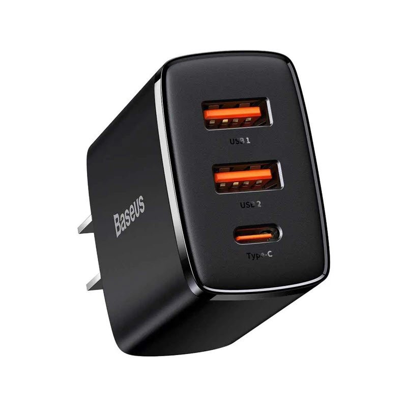Baseus Compact Quick Charger 30W 2U+1C -CN