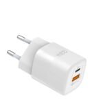 WiWU 33W Gan Fast Charger USB-C + QC3.0 Power Adapter