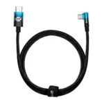 Baseus MVP 2 Elbow shaped Data Cable Type C to Type C 100W blue
