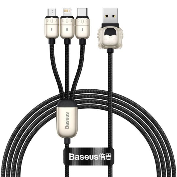 Baseus One for Three Data Cable USB to M+L+C