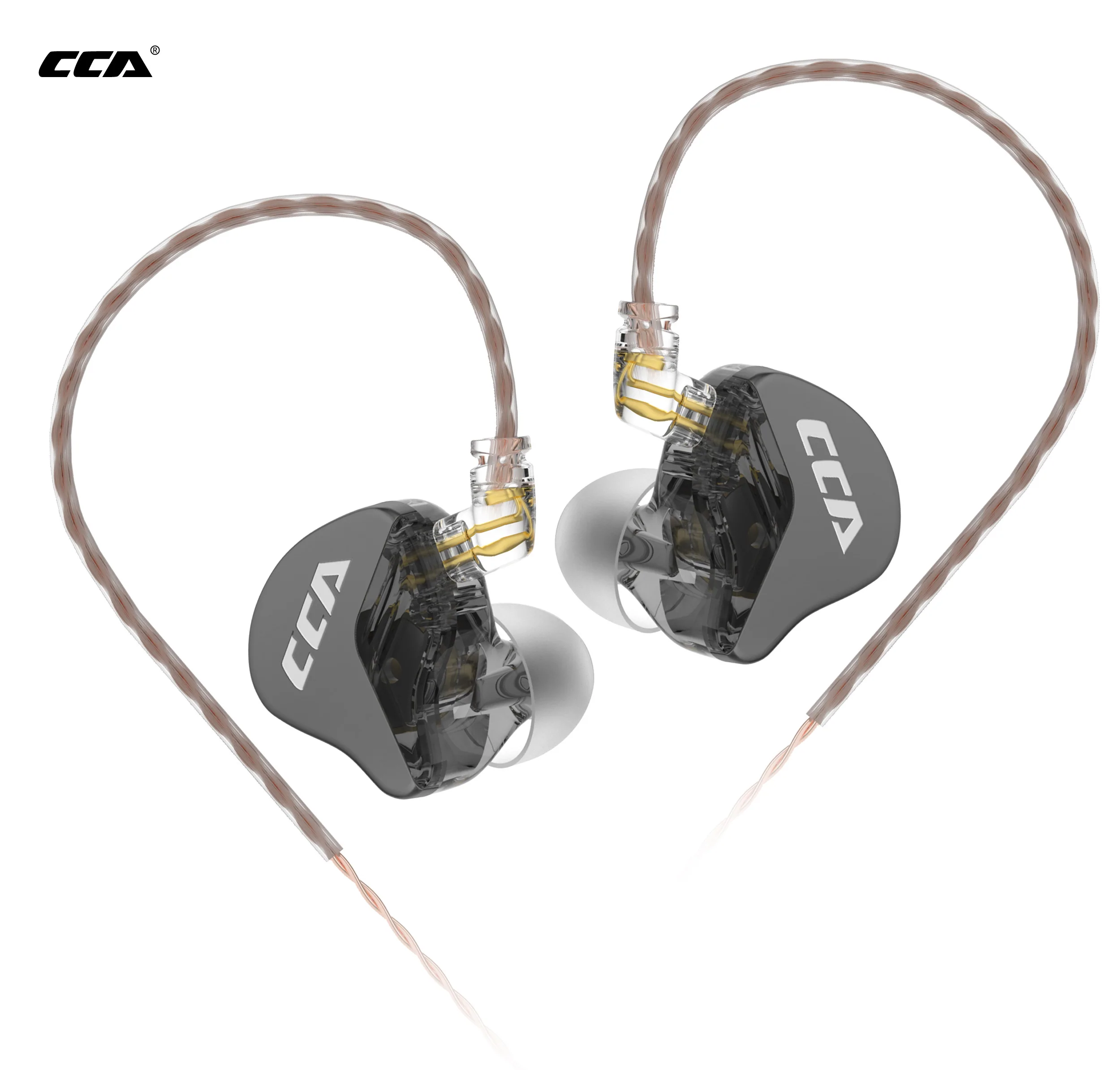 CCA CRA Polymer Diaphragm Dynamic Driver HiFi in-Ear Earphone