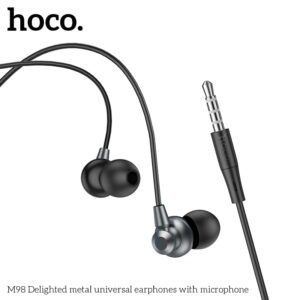 Hoco M98 Delighted Metal Universal Earphones With Microphone