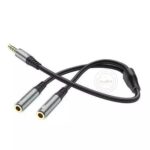 Hoco UPA21 3.5mm female to 2 3.5mm male audio adapter Cable