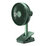 JISULIFE FA13R Clip Fan Auto Oscillating Clip on Fan 8000mAh Green