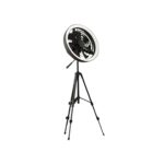 JISULIFE FA17 Outdoor LED Ceiling Fan with Long Tripod Stand