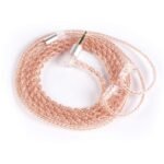 KBEAR 4 Core Silver Plated Cable with Mic QDC Connector