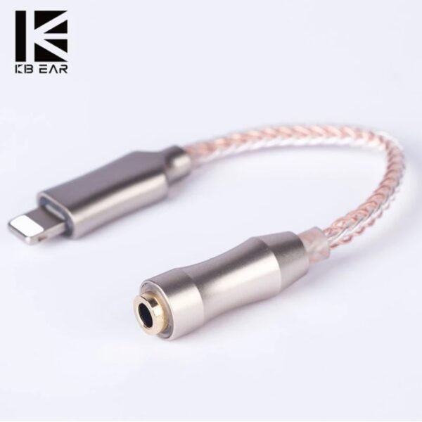 KBEAR Audio Adapter For Lightning to 3.5mm