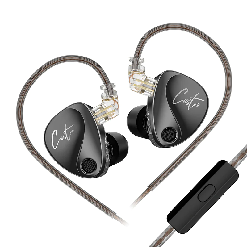 KZ Castor TUNING ADJUSTABLE DUAL-DRIVER IEM-Harman Target With Improved bass Version