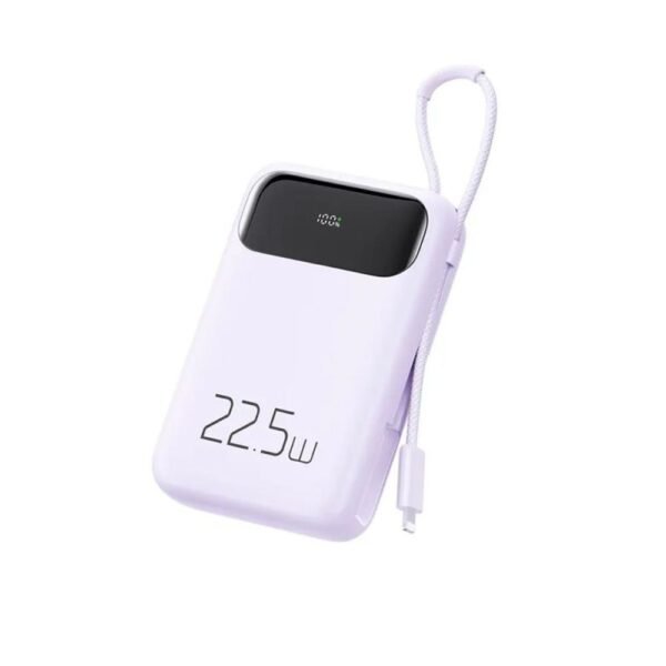 MCDODO MC-325 10000mAh PD 22.5W Power Bank Built-in Lightning Cable - Image 2