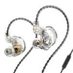 TRN CS4 10MM Dual Magnetic Circuit Dynamic Drive In Ear Earphones-3.5mm