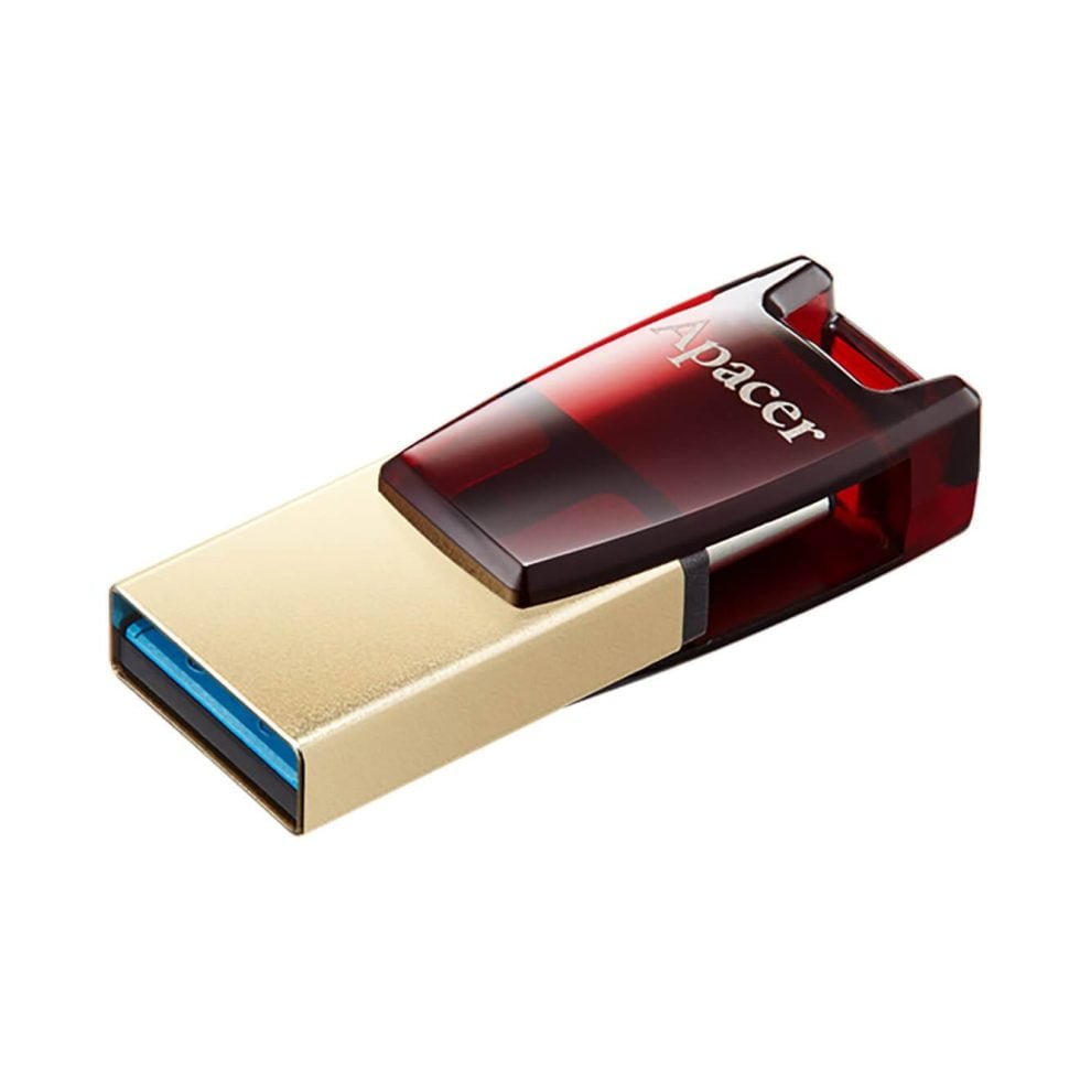 APACER 32GB AH180 USB 3.2 TYPE-C Dual Interface Flash Drive- Red