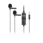 BOYA M1DM Dual Clip Interview Microphone