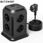 BlitzWolf BW-PC3 2500W 8-Port Power Strip Socket