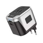 Hoco AC5 2USB+1Socket Universal Conversion Wall Charger