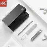 Huohou No Splash Nail Clippers Set with Metal Box