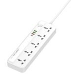 LDNIO SC5415 Power Strips 5 Way Outlet with USB