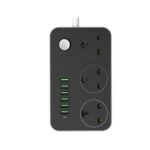 Ldnio SC3604 Power Strip with 3 AC Sockets and 6 USB Ports