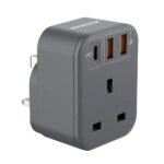 Momax ONEPLUG PD20W Extension Socket With USB Universal Plug (US10UK)
