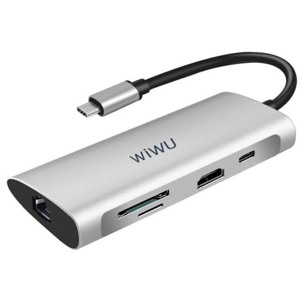 WIWU Alpha 8-in-1 USB-C Hub Adapter