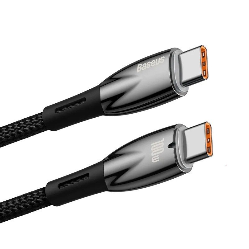 Baseus Glimmer Series 100W Type-C to Type-C Fast Charging Data Cable