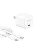 Anker PowerPort III 20W Cube Charger with USB-C to USB-C Cable