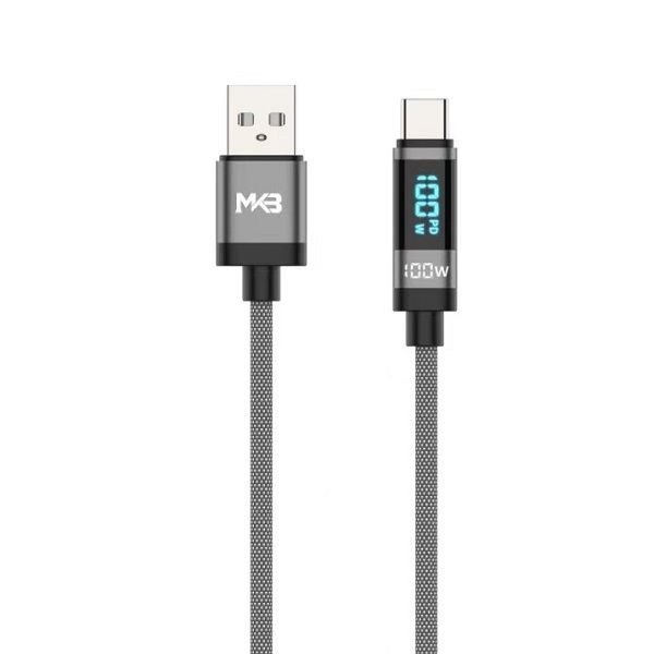 MKB UC100 Braided 100W USB to Type-c PD3.1 Data And Charging Cable