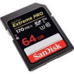 SanDisk Extreme PRO 64GB 170mbps SDXC UHS-I Memory Card
