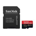 SanDisk Extreme PRO 64GB 200Mbps UHS-IU3 Micro SDXC Memory Card 4K