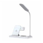 USAMS US-CD195 15W 4 IN 1 Wireless Charging Holder With Table Lamp