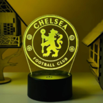 Chelsea F.C. Acrylic Multicolor Night Lamp