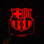 FC Barcelona Acrylic Multicolor Night Lamp
