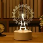 Ferris Wheel Acrylic Multicolor Night Lamp