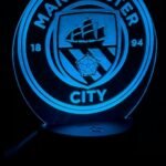 Manchester City Acrylic LED Lamp
