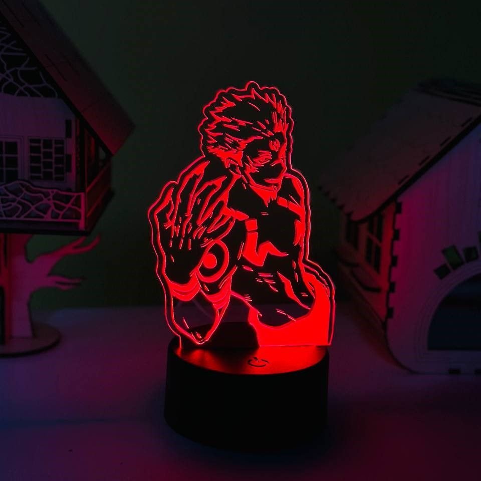 Sukuna Acrylic Multicolor Night Lamp