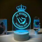 Acrylic Multicolor Night Lamp (Al-Nassr FC)