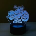 Acrylic Multicolor Night Lamp (Royal Enfeild)