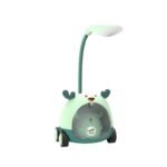 Foldable LED Study Lamp with Pen Holder & Sharpener for Kids