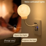 Moon Light Voice Controlled LED Lamp