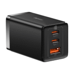 Baseus GaN5 Pro 65W Fast Charger 2X Type-C 1X USB Port CN For MacBook Laptop Phone