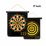 Magnetic Double-sided Dart Board – 17 Inch