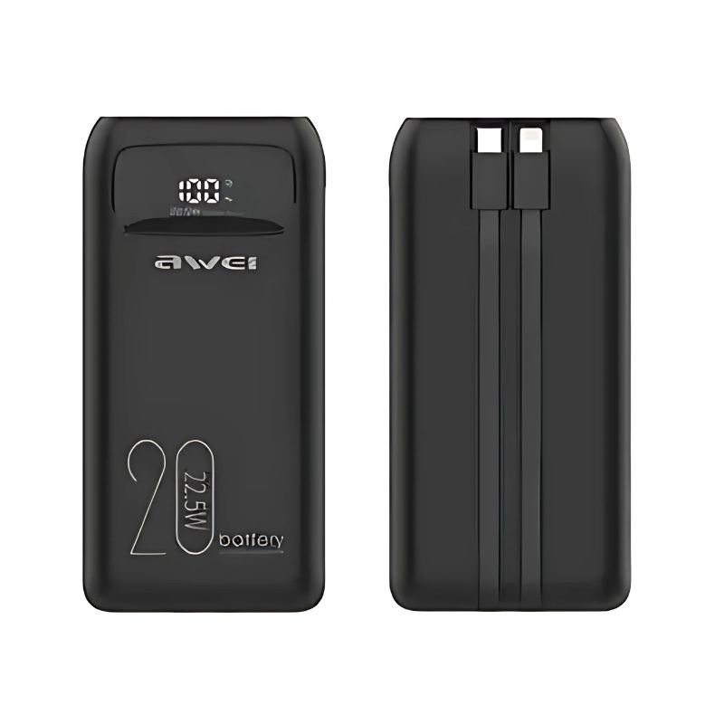 Awei P169K 20000mAh 22.5W Fast Charging Power Bank