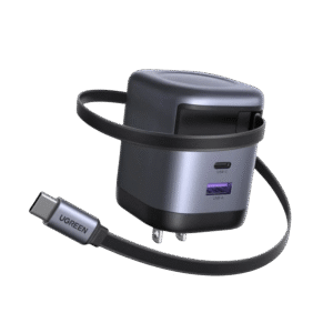 UGREEN Nexode 65W Charger with Retractable USB-C Cable
