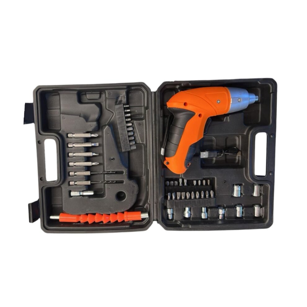 45 Pcs Cordless Rechargeable Screwdriver Set