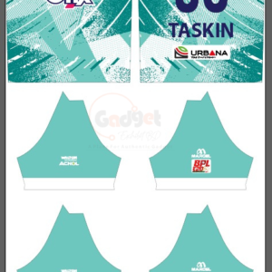 Dhaka Capitals Practice Kit – BPL 2026 | Premium Brush Fabric
