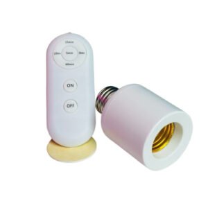 E27 Smart Lamp Holder with Wireless Remote & Timer