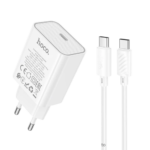 hoco C143A Benefit single port PD20W charger set (C to C)(EU)