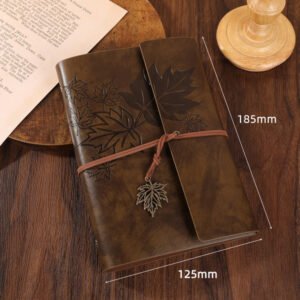 Maple Leaf Embossed Notebook