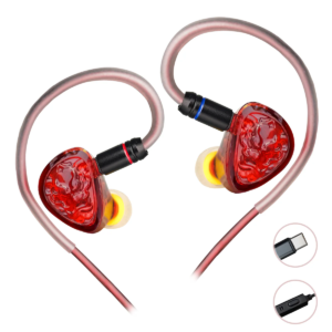 TANGZU WANER SG 2 Red Lion Bass Edition 10mm PET Single Dynamic IEM-(Type-c)